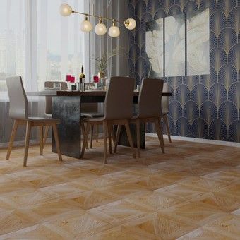 Паркетная доска. Модульный паркет Дуб Рустик M1016-D650R Royal Parquet